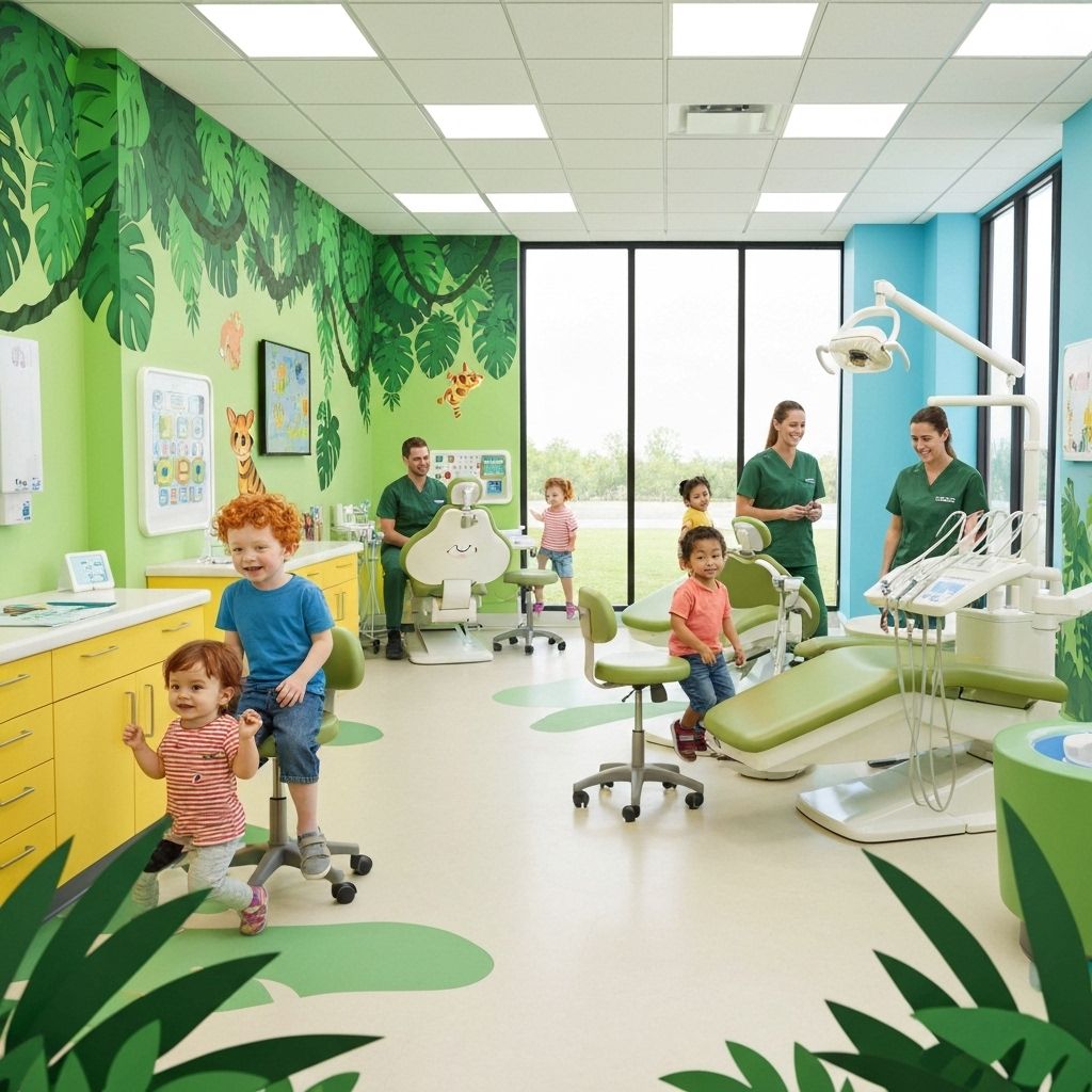 Our colorful, fun dental office